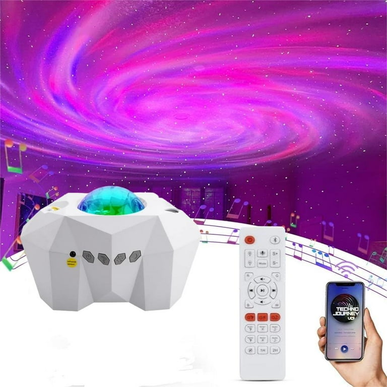 NUNET Star Projector, Bluetooth Speaker, Remote Control, 14 Aurora