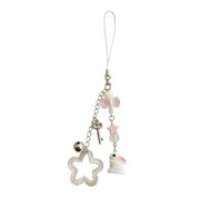 Star Rabbits Bead Pendant Sweet Phone Chain Strap Hangings Decoration Keychain Lanyard Small Gift for Women Girls