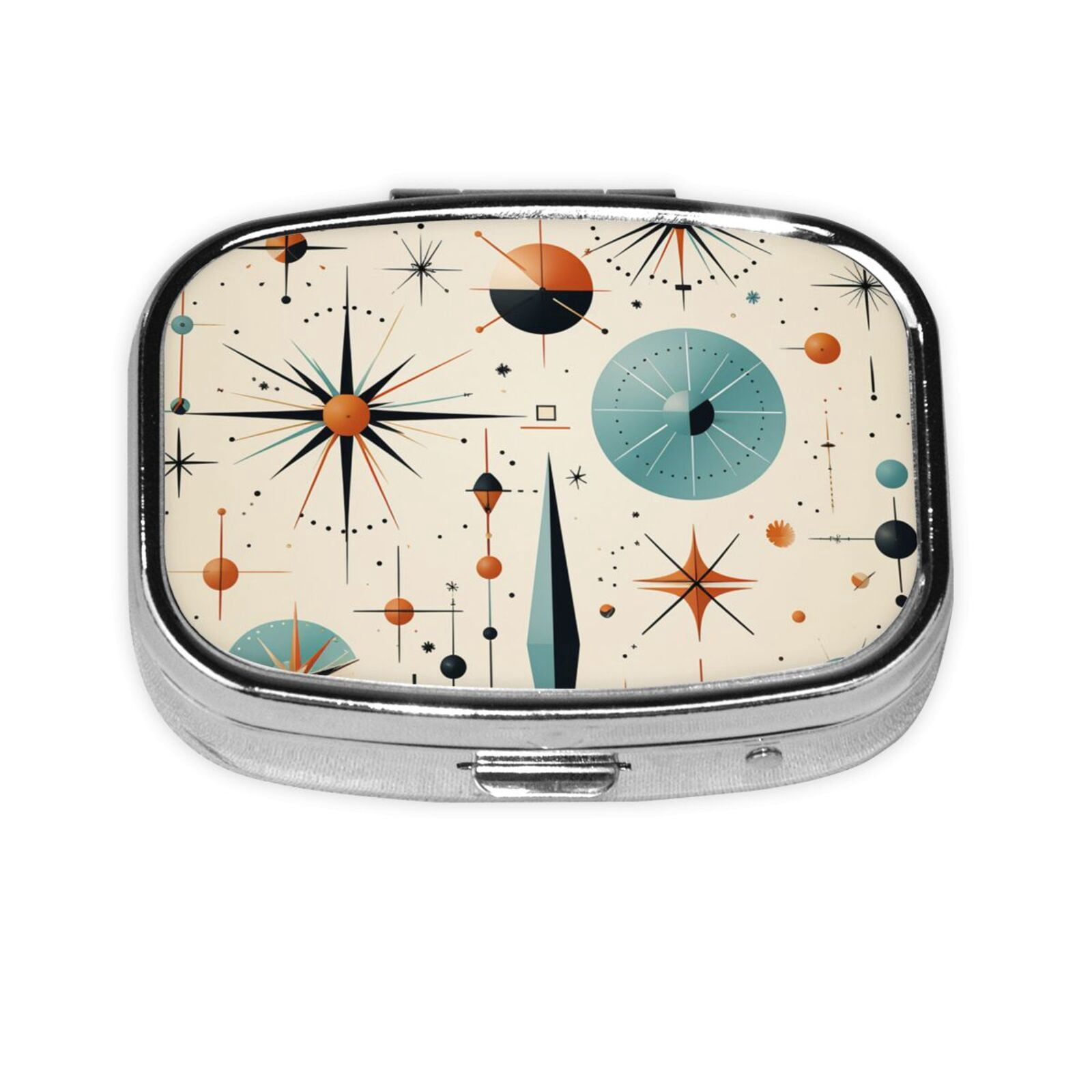 antique vintage square brass pill box with fish 1910's FISH-POND Children's Vivary Magnetic BOARD GAME, Comple – TheBoxSF Brass Vintage pill box with