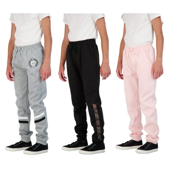 Star Ride Girls 3 Pack Jogger Sweatpants Size 5-16