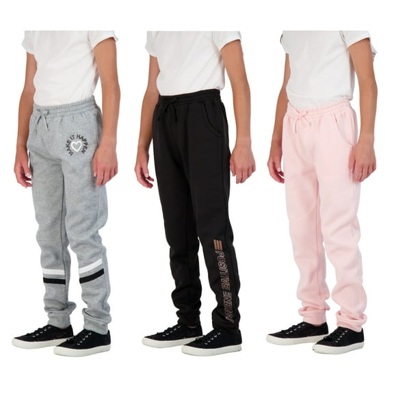 Star Ride Girls 3 Pack Jogger Sweatpants Size 5-16
