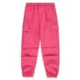 thumbnail image 1 of Star Ride Girls' Cargo Parachute Pants Color: pink Size: 3t, 1 of 1