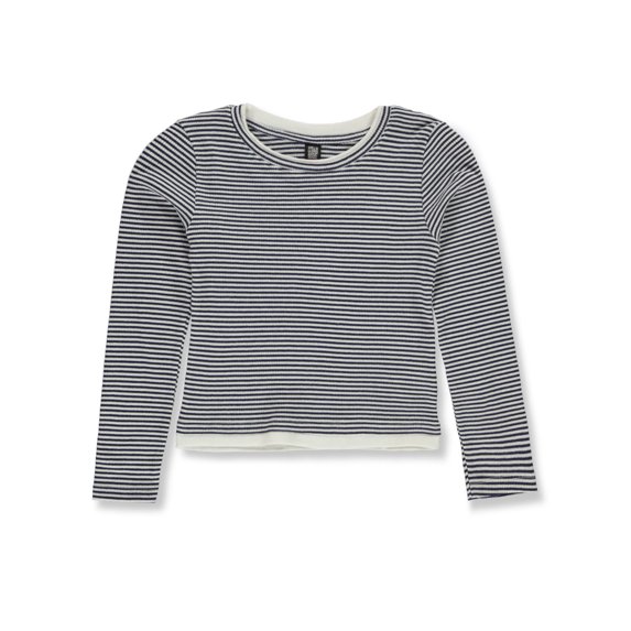 Star Ride Girls' DoubleStitch Sweatshirt Top Color: blue Size: 14 - 16