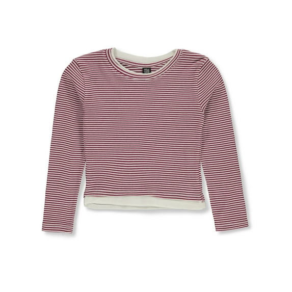 Star Ride Girls' DoubleStitch Sweatshirt Top Color: red Size: 5 - 6