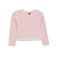 thumbnail image 1 of Star Ride Girls' DoubleStitch Sweatshirt Top Color: pink Size: 14 - 16, 1 of 1
