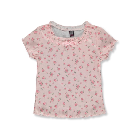 Star Ride Girls' Floral T-Shirt Color: pink Size: 10 - 12