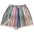 thumbnail image 1 of Star Ride Girls Striped Flowy Shorts, Sizes 4-16, 1 of 2