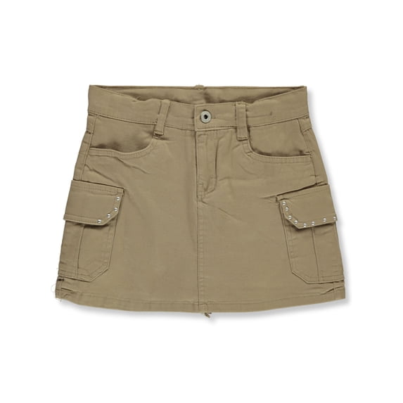 Star Ride Girls' Twill Skorts Color: brown Size: 10