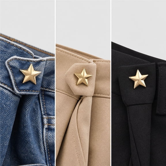 Star Rivets Alloy Decorative Clothing Accessories Round Rust Proof Five Pointed Metal Fasteners Diy Craft Home Decor Sewing Embellishment Garment