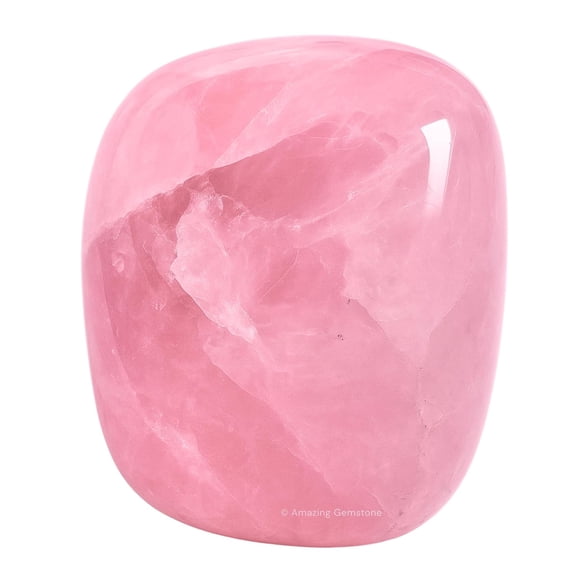 Star Rose Quartz Crystal Tumbled Stones Polished Rocks -(1 Piece)