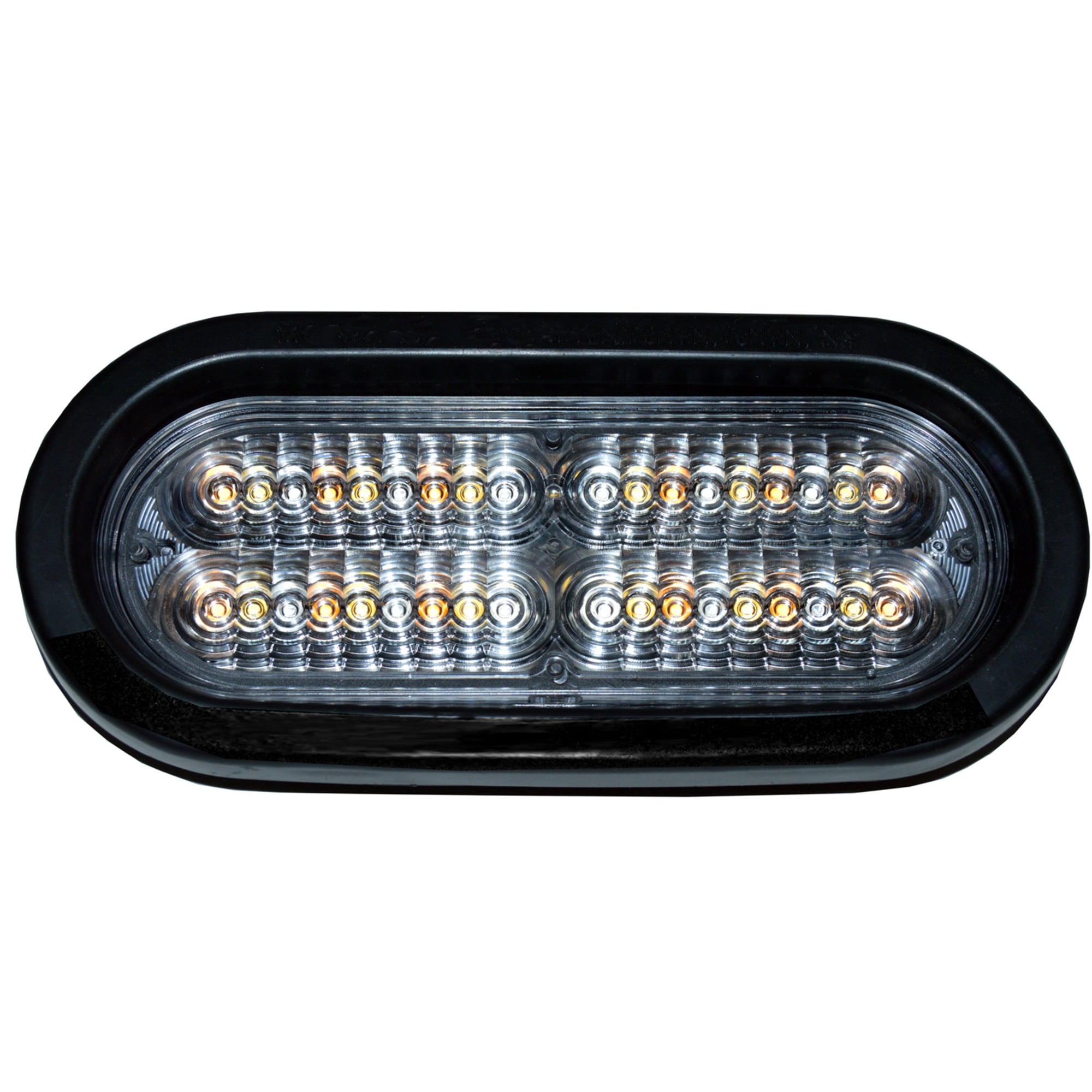 Star Safety Technologies by Grote DLXTHU-8-GC Emergency Lighting - White/Green, LED Oval Warning Light, with Weatherproof Connector