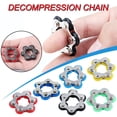 thumbnail image 1 of Star Sensory Squeeze Toys, Sensory Squeeze Toys, 6-Link Green Bicycle Chain, Steel Linkage, Click Feedback, Desktop Carry, 1 Pc, 1 of 6
