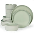 thumbnail image 1 of Famiware Star Series 12 Pieces Dinnerware Set, Light Green, 1 of 6