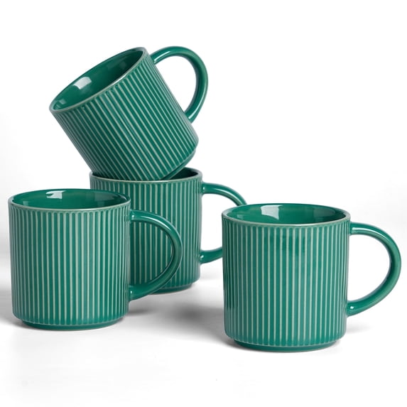 Famiware Star Series 4 Pieces Mug Set, Sage Green