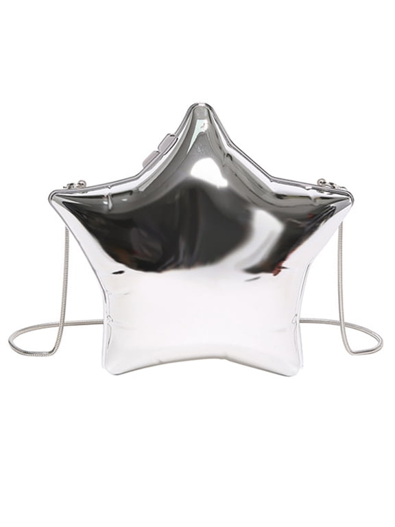 Star Shape Crossbody Bag for Women Bag Acrylic Shoulder Bag Evening Clutch Purse Shopping Dating Bag