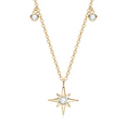 thumbnail image 1 of Star Shape Dangling Necklace For Women 925 Silver, 1 of 1