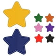 thumbnail image 1 of Star Shape Excellent Applique Embroidered Iron-On Patch - 2.5 Inch Small - Red, 1 of 5