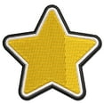 thumbnail image 1 of Star Shape Excellent Applique Multi-Color Embroidered Hook & Loop Patch - 2.0 Inch Mini, 1 of 5