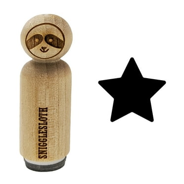 Star Shape Excellent Rubber Stamp for Scrapbooking Crafting Stamping - Mini 1/2 Inch