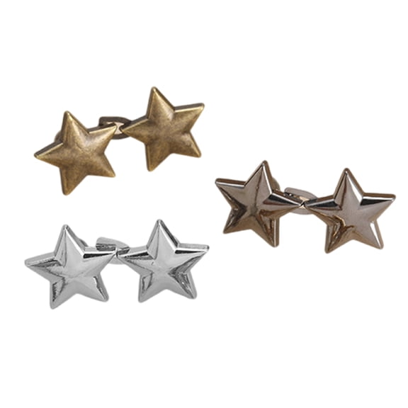 Star Shape Fastening Buckle Metal Buttons Jeans Tighten Waist Buckle Disassembly Not Sewing Buttons for Clothing