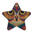 thumbnail image 1 of Star Shape LED Night Light Bedrooms Lighting Sensor Light Bedside Wall Plug-in Lamp for Bedroom Hallway and More Colorful Owl Face, 1 of 6