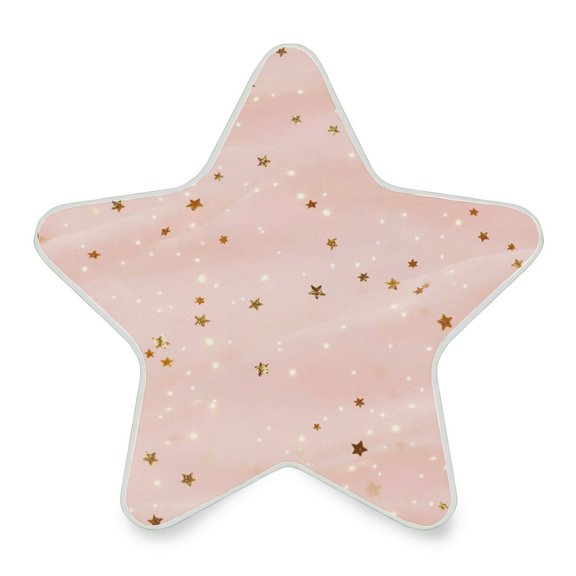 Star Shape LED Night Light Bedrooms Lighting Sensor Light Bedside Wall Plug-in Lamp for Bedroom Hallway and More Golden Stars