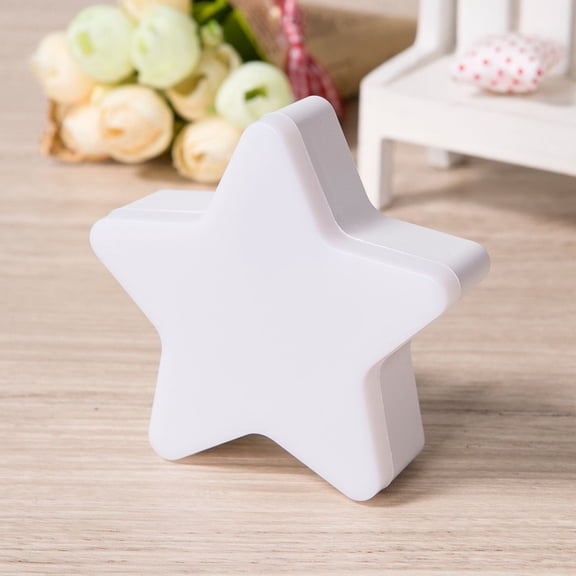 Star Shape LED Night Light, Bedrooms Lighting Sensor Light, Lamp with Smart Sensor Dusk to Dawn Sensor, Bedside Wall Plug-in Lamp