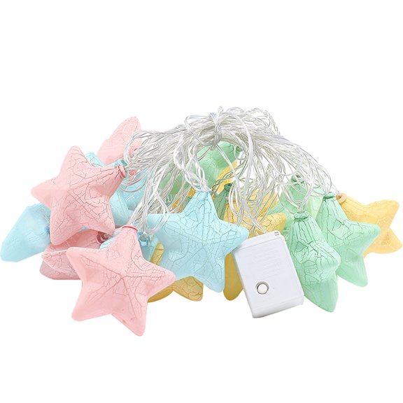 Star Shape LED String Light 20 LED Room Decoration Battery Powered Garland Birthday Garden Party 's Room 3 Meters