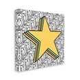 thumbnail image 1 of Star Shape Pop Art over High Fashion Pattern Beauty & Fashion Gallery-Wrapped Canvas Print Wall Art, 17x17, 1 of 6