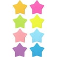 thumbnail image 1 of Star Shape Sticky Notes 8 Color Bright Colorful Sticky Pad 75 Sheets/Pad Self-Sticky Note Pads (8 Pads), 1 of 3