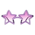thumbnail image 1 of Star Shape Sunglasses Glittery Fun Festive Cute Party Shades UV 400 Purple, 1 of 4