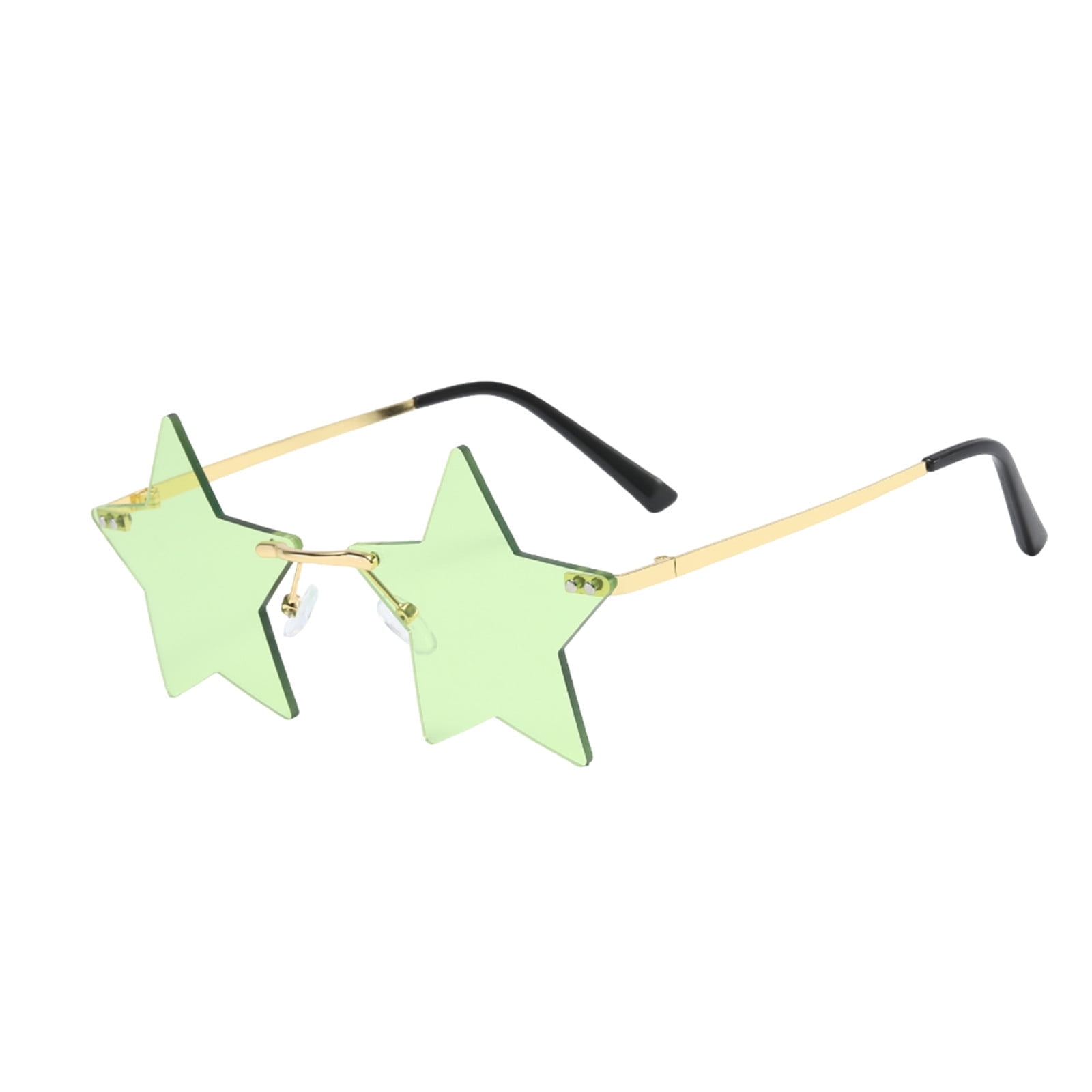 Star Shape Sunglasses for Men Women Lightweight Outdoor Sports Eyewear Rimless Design