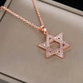 thumbnail image 1 of Star Shape Women Necklace Pendant Romantic 14k Rose Gold Plated Jewelry Gift, 1 of 7