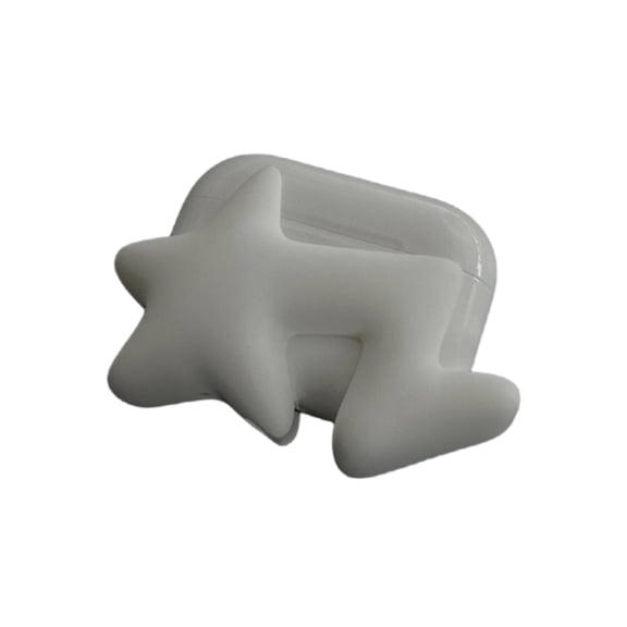 Star-Shaped 3D Printed Resin Case for AirPods Pro 1/2, Unique Fashion Protective Cover ForApple Bluetooth Earphones