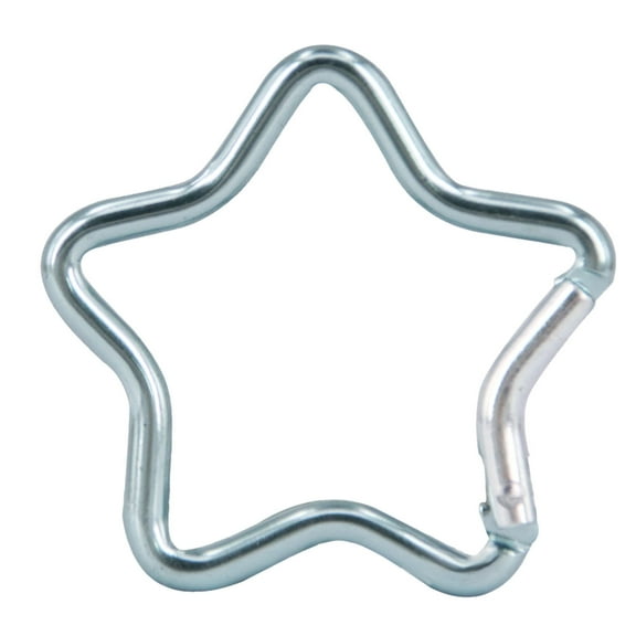 Star Shaped Carabiner Clip – Aluminum Alloy, Spring Lock for Backpack/Camping