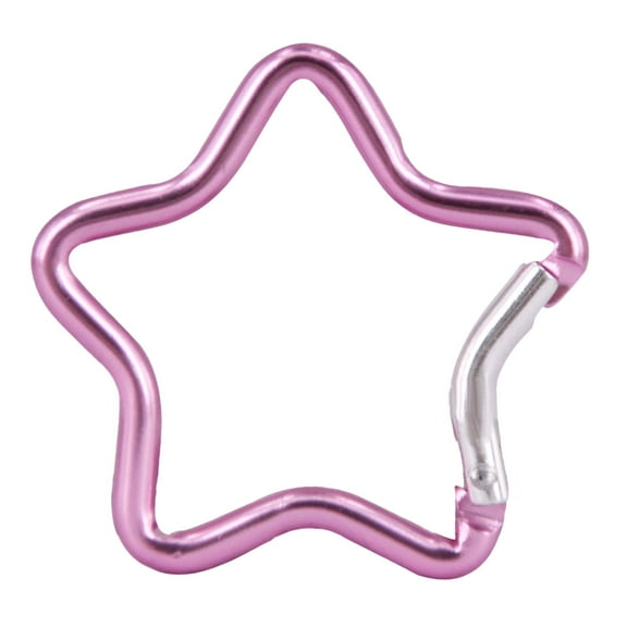 Star Shaped Carabiner Clip – Aluminum Alloy, Spring Lock for Backpack/Camping