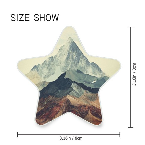 Star Shaped Energy Saving Night Light Living Room Night Light, Bedroom Night Light, Corridor Night Light, Study Night Light A Mountain