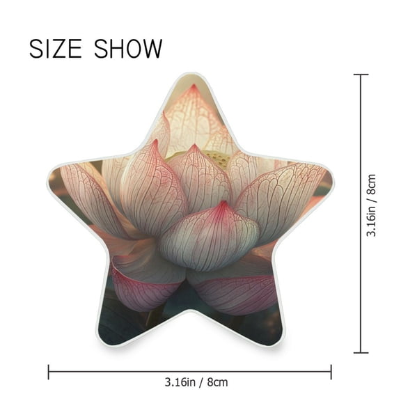 Star Shaped Energy Saving Night Light Living Room Night Light, Bedroom Night Light, Corridor Night Light, Study Night Light Beautiful Big Lotus