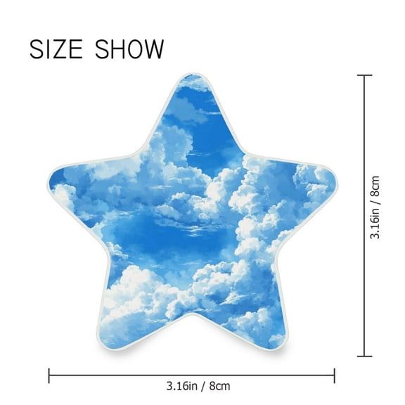 Star Shaped Energy Saving Night Light Living Room Night Light, Bedroom Night Light, Corridor Night Light, Study Night Light Beautiful Cartoon Blue Sky