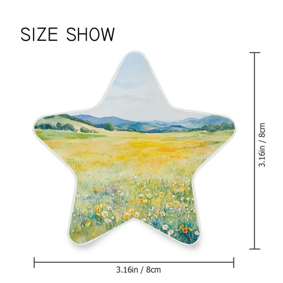 Star Shaped Energy Saving Night Light Living Room Night Light, Bedroom Night Light, Corridor Night Light, Study Night Light Beautiful Grassland