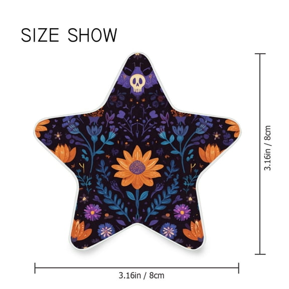 Star Shaped Energy Saving Night Light Living Room Night Light, Bedroom Night Light, Corridor Night Light, Study Night Light Beautiful Halloween Bats