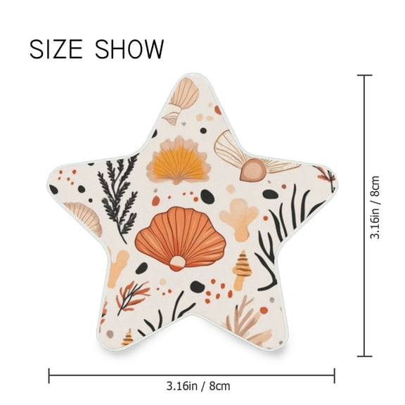 Star Shaped Energy Saving Night Light Living Room Night Light, Bedroom Night Light, Corridor Night Light, Study Night Light Beautiful Shells Of Colour