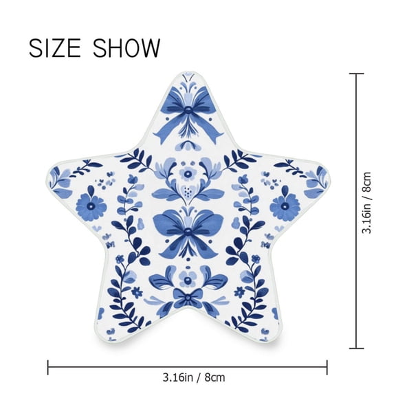 Star Shaped Energy Saving Night Light Living Room Night Light, Bedroom Night Light, Corridor Night Light, Study Night Light Blue Bow