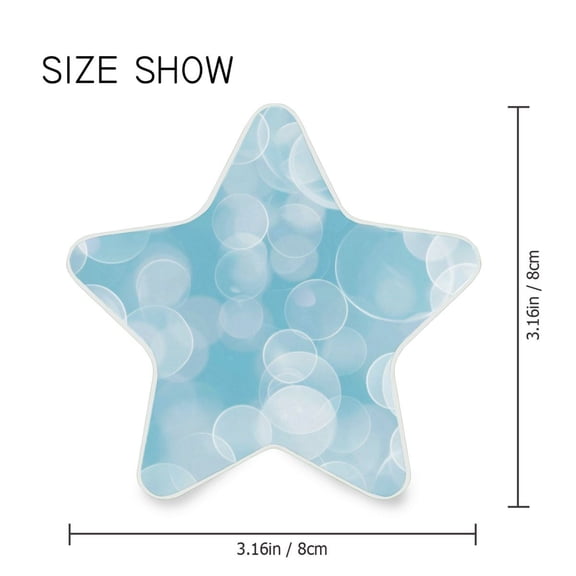 Star Shaped Energy Saving Night Light Living Room Night Light, Bedroom Night Light, Corridor Night Light, Study Night Light Blue Bubble