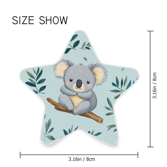 Star Shaped Energy Saving Night Light Living Room Night Light, Bedroom Night Light, Corridor Night Light, Study Night Light Blue Cute Koala
