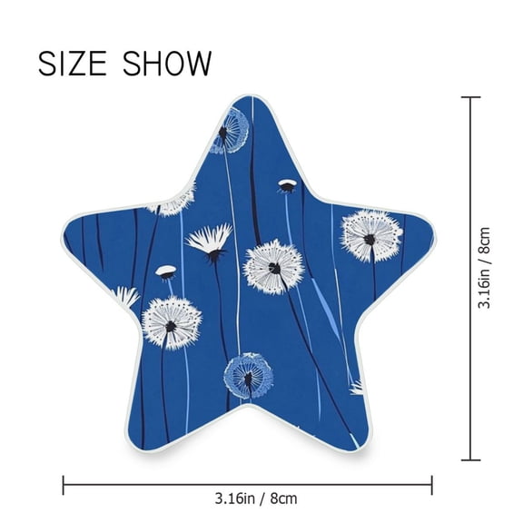 Star Shaped Energy Saving Night Light Living Room Night Light, Bedroom Night Light, Corridor Night Light, Study Night Light Blue Dandelion