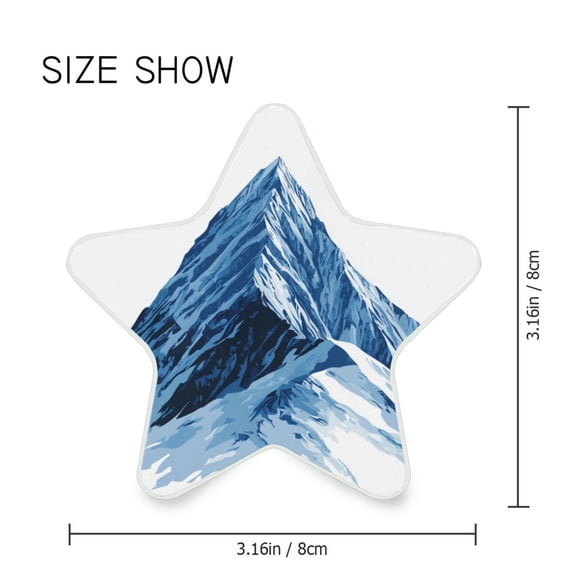 Star Shaped Energy Saving Night Light Living Room Night Light, Bedroom Night Light, Corridor Night Light, Study Night Light Blue Peak