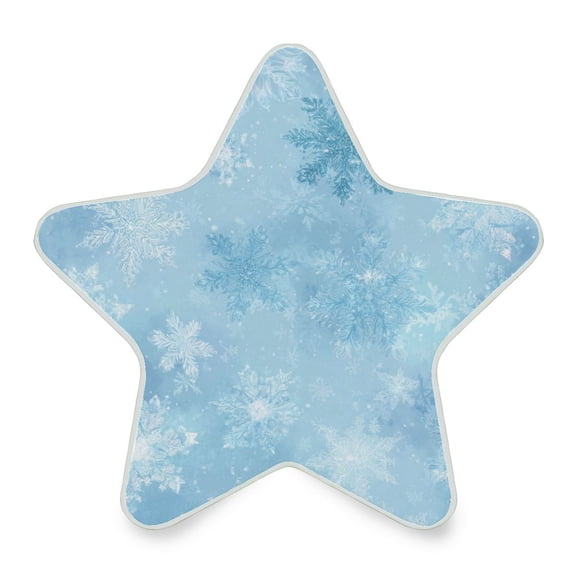 Star Shaped Energy Saving Night Light Living Room Night Light, Bedroom Night Light, Corridor Night Light, Study Night Light Blue Snowflakes