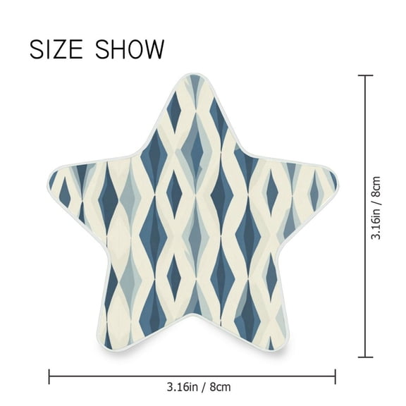 Star Shaped Energy Saving Night Light Living Room Night Light, Bedroom Night Light, Corridor Night Light, Study Night Light Blue Squares