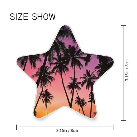 Star Shaped Energy Saving Night Light Living Room Night Light, Bedroom Night Light, Corridor Night Light, Study Night Light California Palm